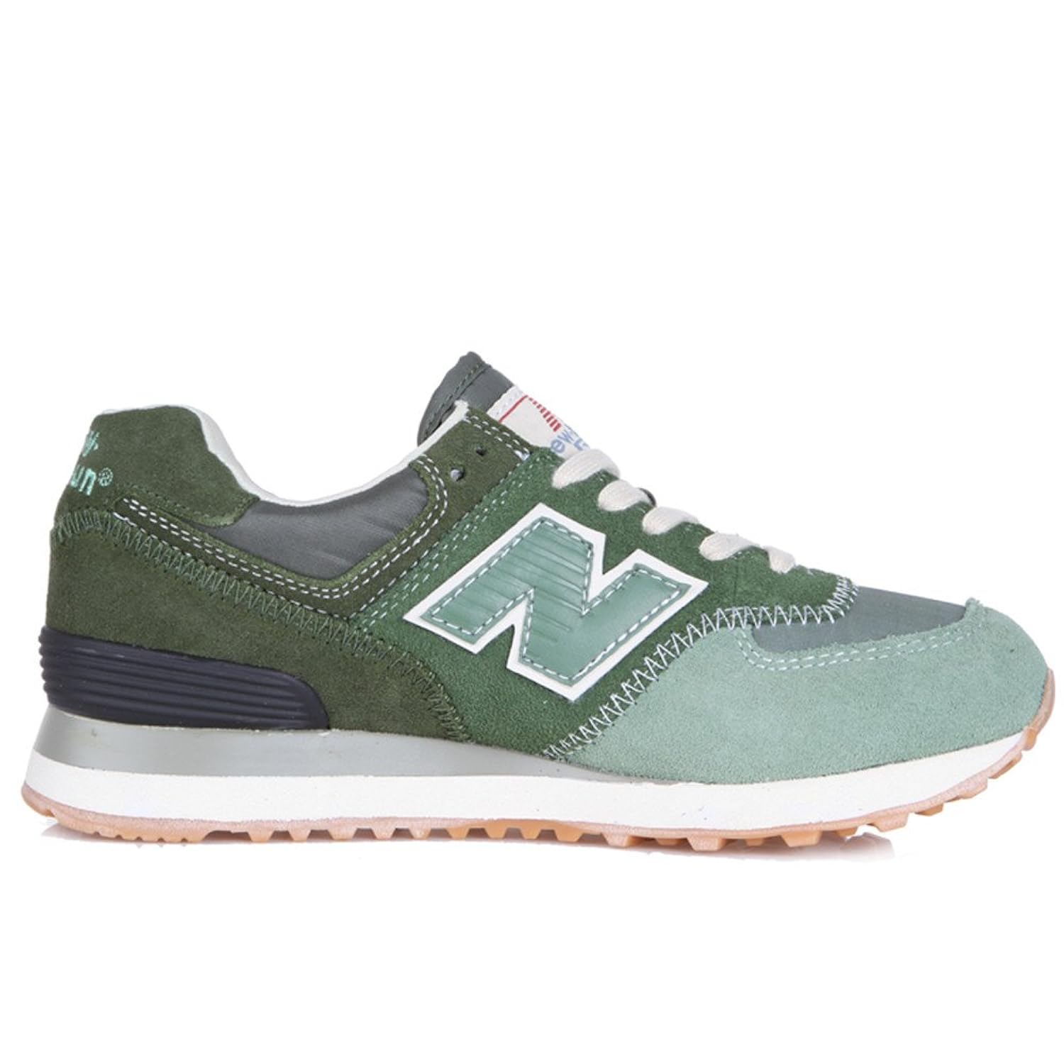 new barlun 纽巴 伦 574渐变系列 中性 休闲跑步鞋 nb574jbl绿 (39)